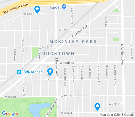 map of McKinley Park apartments for rent