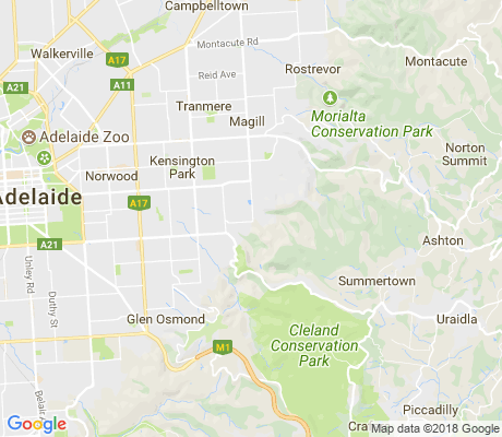 map of Stonyfell apartments for rent