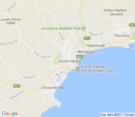 map of Victor Harbor apartments for rent