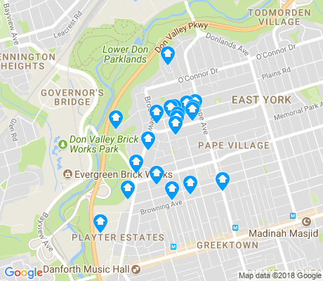 map of Broadview North apartments for rent