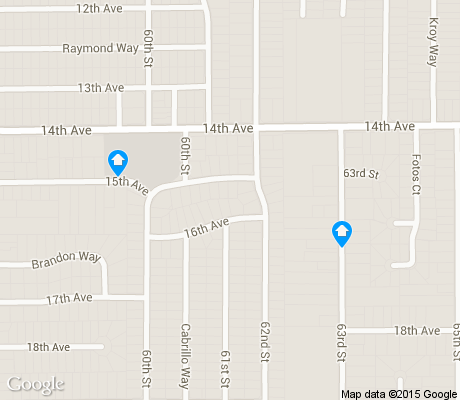 map of Tahoe Park South apartments for rent