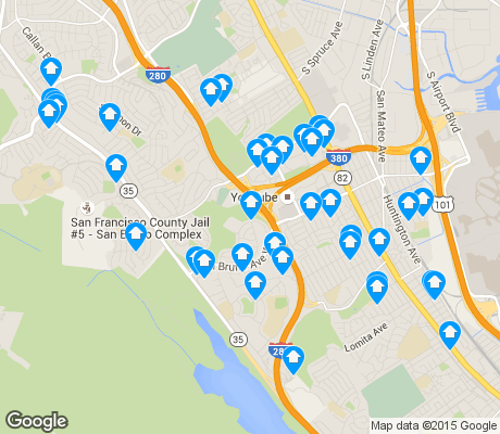 map of 94066 apartments for rent