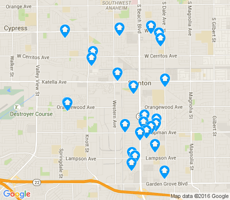 map of 90680 apartments for rent