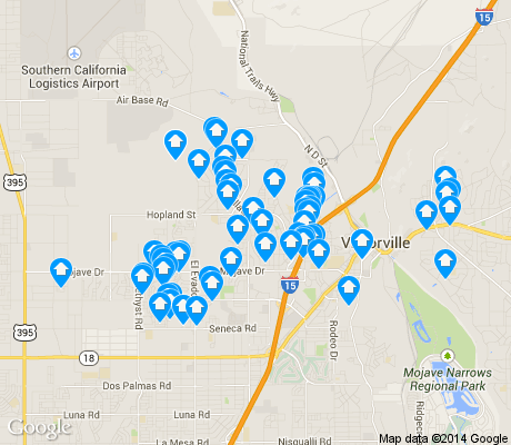 map of 92394 apartments for rent