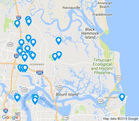 map of 32226 apartments for rent