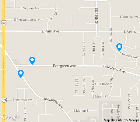 map of Ewing Woods-Evergreen apartments for rent