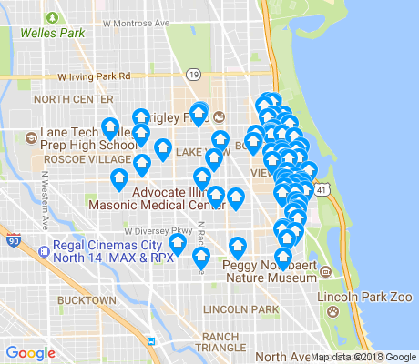 map of 60657 apartments for rent