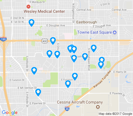 map of 67218 apartments for rent