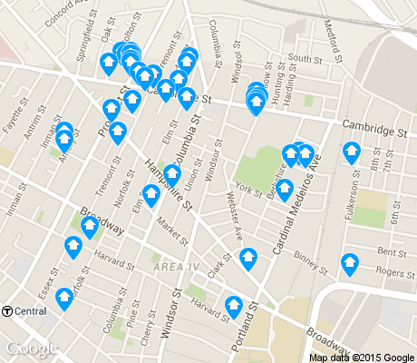 map of Wellington-Harrington apartments for rent