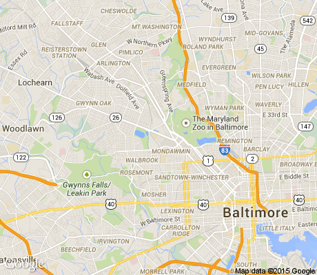 map of Burleith-Leighton apartments for rent