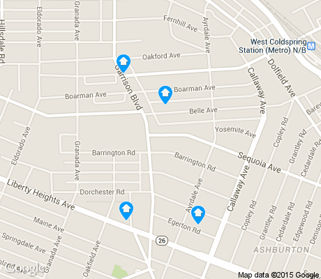 map of Callaway-Garrison apartments for rent