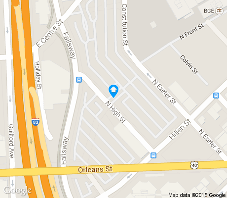 map of Penn-Fallsway apartments for rent