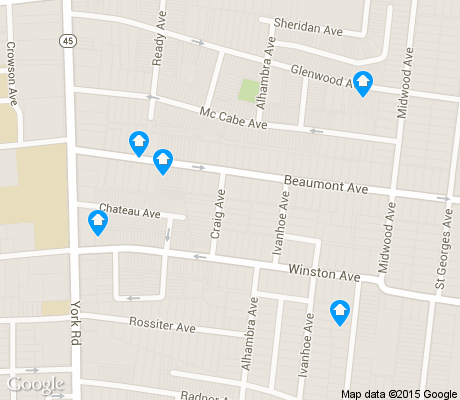 map of Winston-Govans apartments for rent