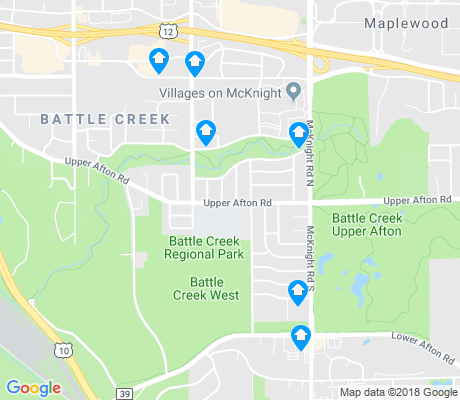 map of Battle Creek apartments for rent