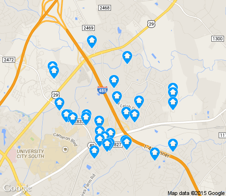 map of Harris-Houston apartments for rent