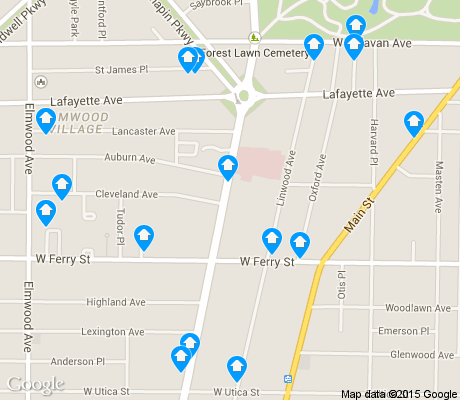 map of Delaware-West Ferry apartments for rent