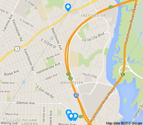 map of Co-op City apartments for rent