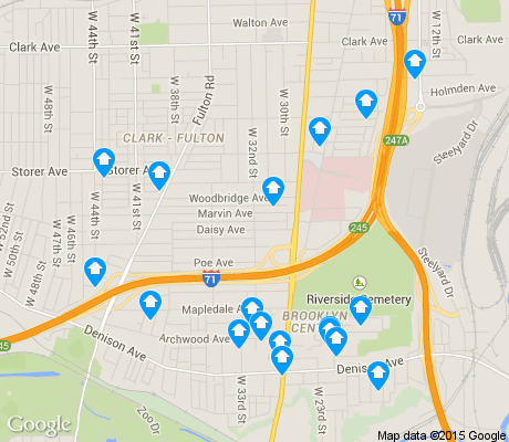 map of Brooklyn Centre apartments for rent