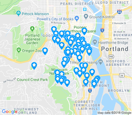 map of 97201 apartments for rent