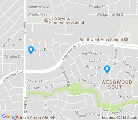 map of Wedgwood South apartments for rent