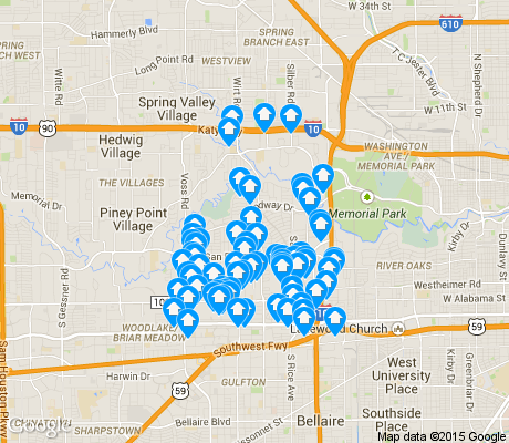 map of Greater Uptown apartments for rent