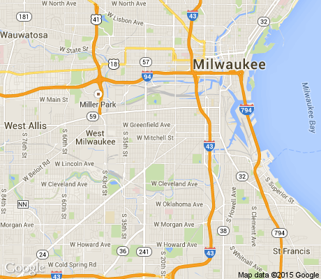 map of Muskego Way apartments for rent