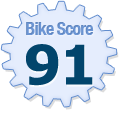 Bike Score of SCATTERED SITES, BLOOMINGTON, IN