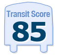 Transit Score of 1400 GABRIEL GARCIA MARQUEZ STREET, LOS ANGELES, CA