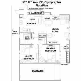 Photo of 507 - 17th Ave SE Furnished Duplex Home
