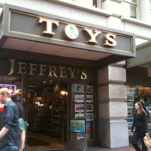 photo of Jeffrey's Toys at 685 Market Street San Francisco CA 94103