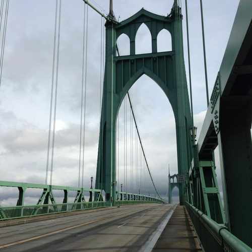 photo of St. Johns Bridge at NW St Johns Bridge Portland OR 97203