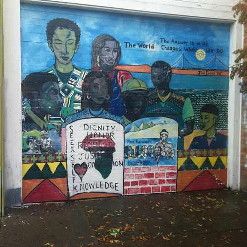 photo of Seek Self Knowledge Mural at 670 Apgar Street Oakland CA 94609