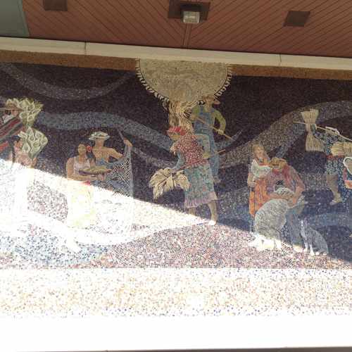 photo of Mosaic on Chase bank entrance. at 148 Vicente Street San Francisco CA 94127