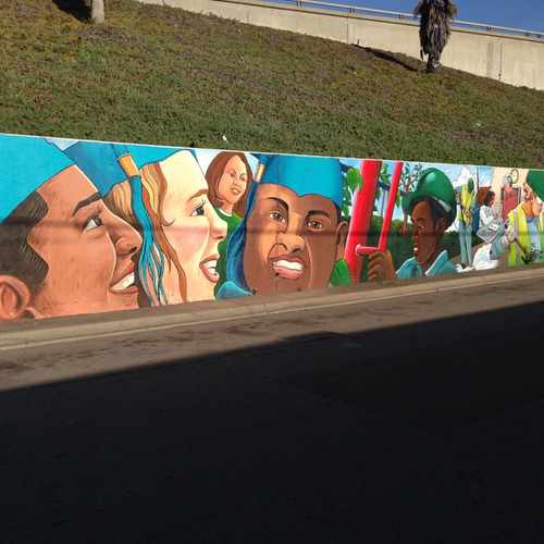 photo of Jefferson Street Mural at San Diego Fwy San Diego CA US