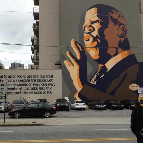 photo of John Lewis Wall Mural at 210 East Side Ave Southeast Atlanta GA 30316