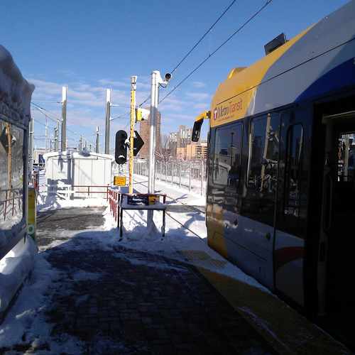 photo of Franklin Avenue Light-rail Station at Highway 55 Minneapolis MN 55404