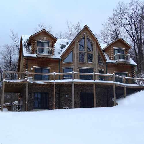 photo of Beautiful Log Home For Sale at Southridge Traverse City MI 49696
