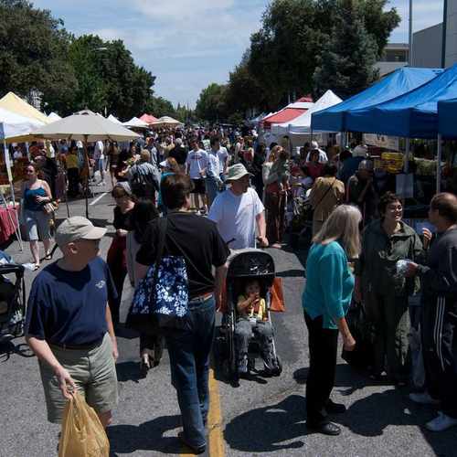 photo of California Avenue Farmers Market at El Camino Real Palo Alto CA US