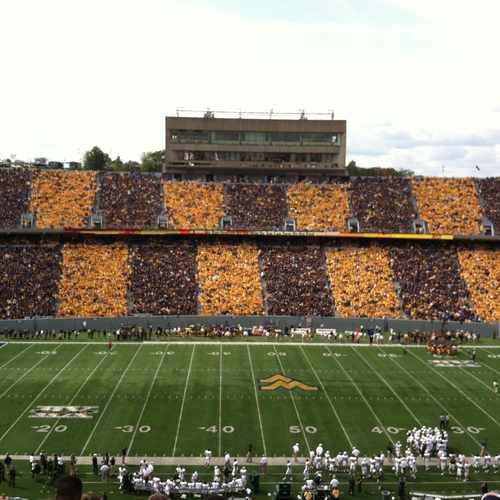 photo of Milan Puskar Stadium at 1001 Willowdale Road Morgantown WV 26505