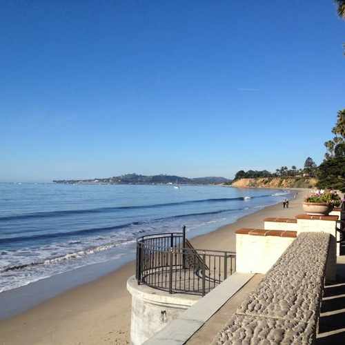 photo of Butterfly Beach, Montecito, CA, at Channel Drive Long Beach CA US