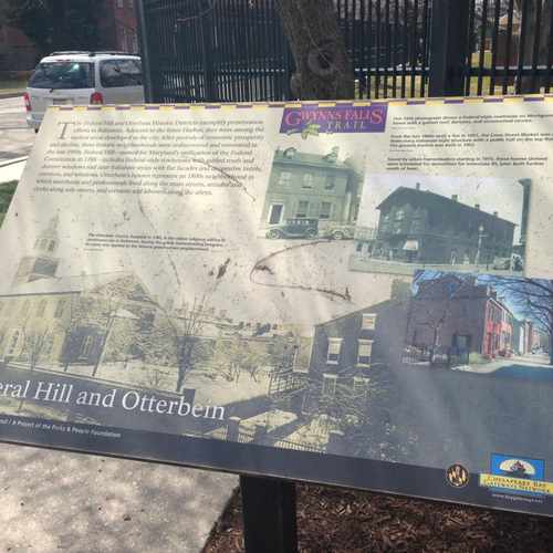 photo of Otterbein Community sign/Gwynns Falls History at 134 Hughes Shore Rd Middle River MD 21220