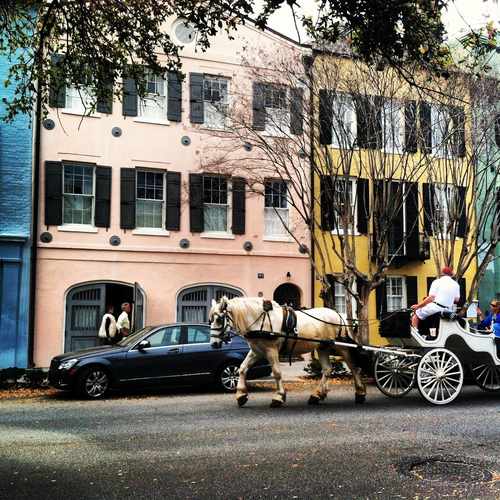 photo of Rainbow Row at East Bay Street Charleston SC US