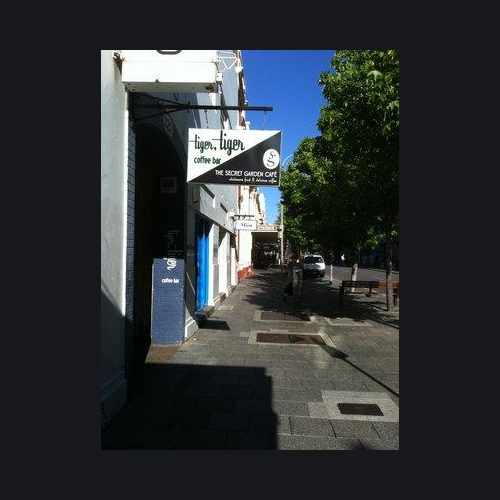 photo of tiger, tiger coffee bar at 329 Murray Street Perth WA Australia