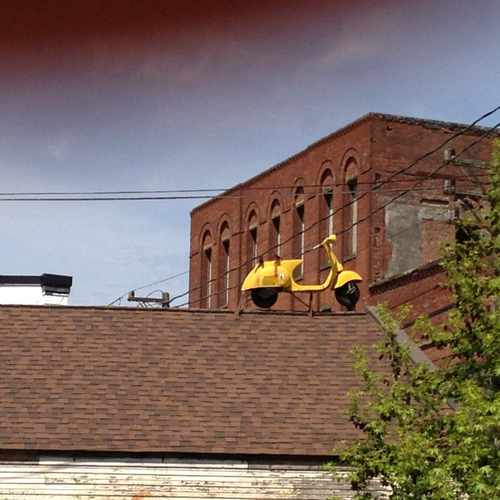 photo of Motorbike On Roof at 901 South Vale Street Seattle WA 98108
