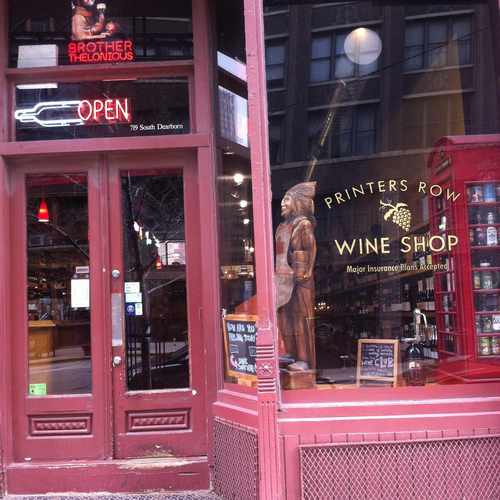 photo of Printers Row Wine Shop at 719 South Dearborn Street Chicago IL 60605
