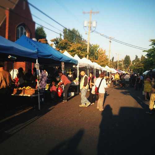 photo of Columbia City Farmers Market at 37th Avenue South Seattle WA US