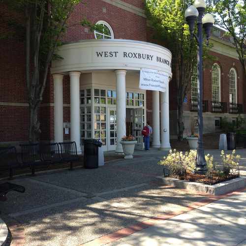 photo of West Roxbury Library at 1961 Centre Street Boston MA 02132
