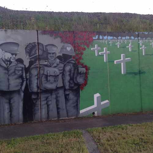 photo of Outdoor War Mural at 318 West 4th Street Vancouver WA 98660