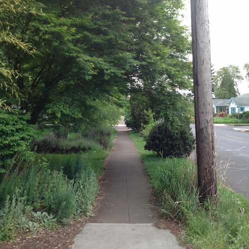 photo of Garden Lined Sidewalks at 214 West 32nd Street Vancouver WA 98660
