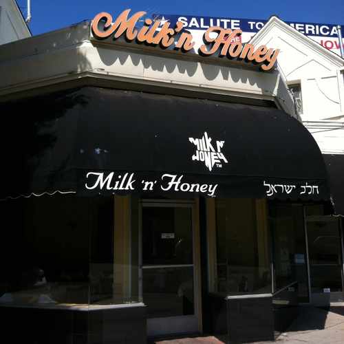 photo of Milk N Honey Restaurant at 8837 West Pico Boulevard Los Angeles CA 90035